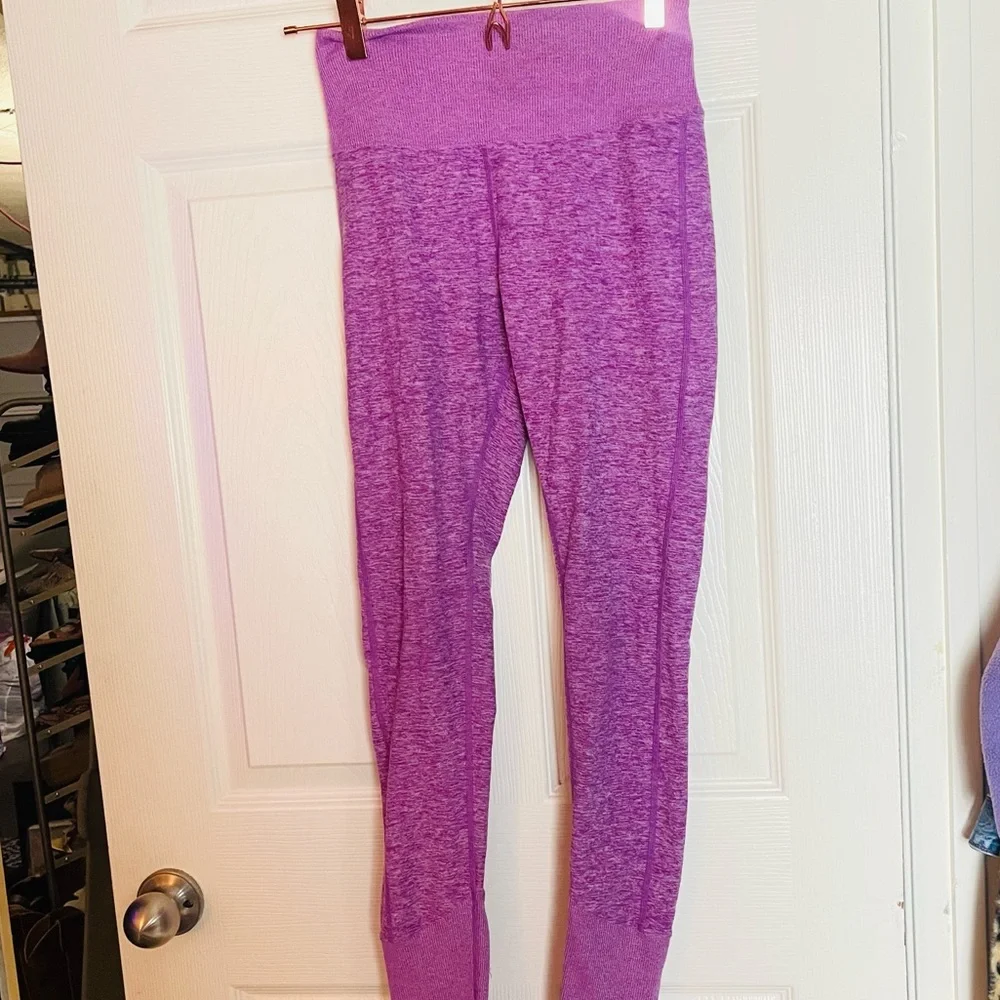 ALO Yoga Purple Heather High-Waist Leggings